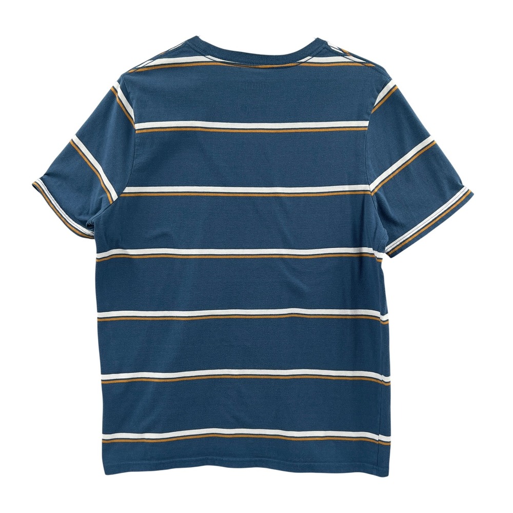 Urban Pipeline Mens Blue Striped‎ Short Sleeve T Shirt Size Large Charlie Brown